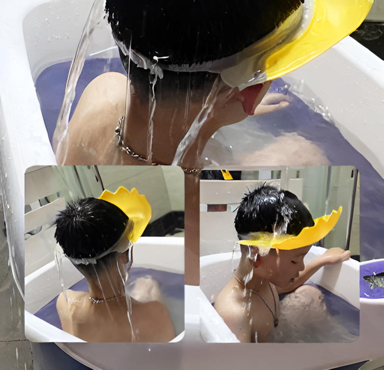 BABY SHOWER AND SHAMPOO CAP